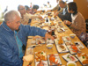 社会見学旅行：名古屋で豪華な食事